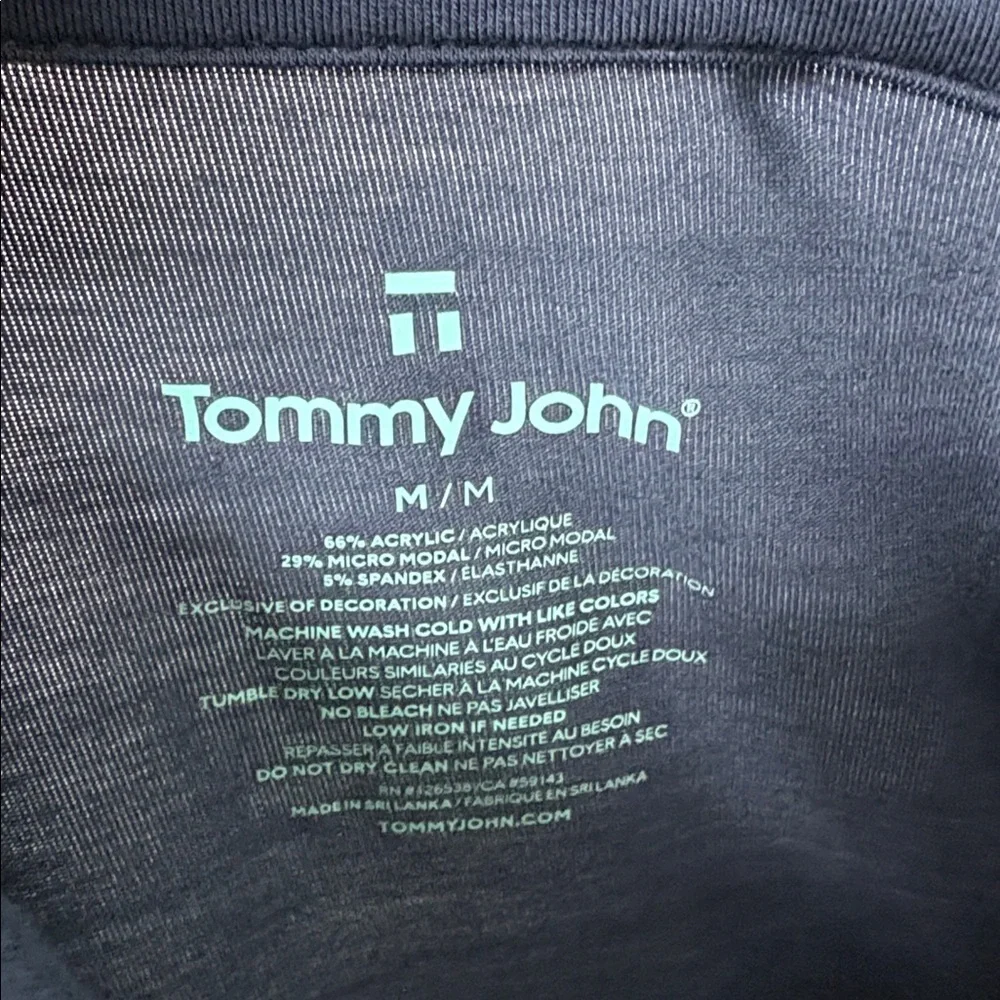 TOMMY JOHN Lounge Long Sleeve Pajama Shirt Size Medium